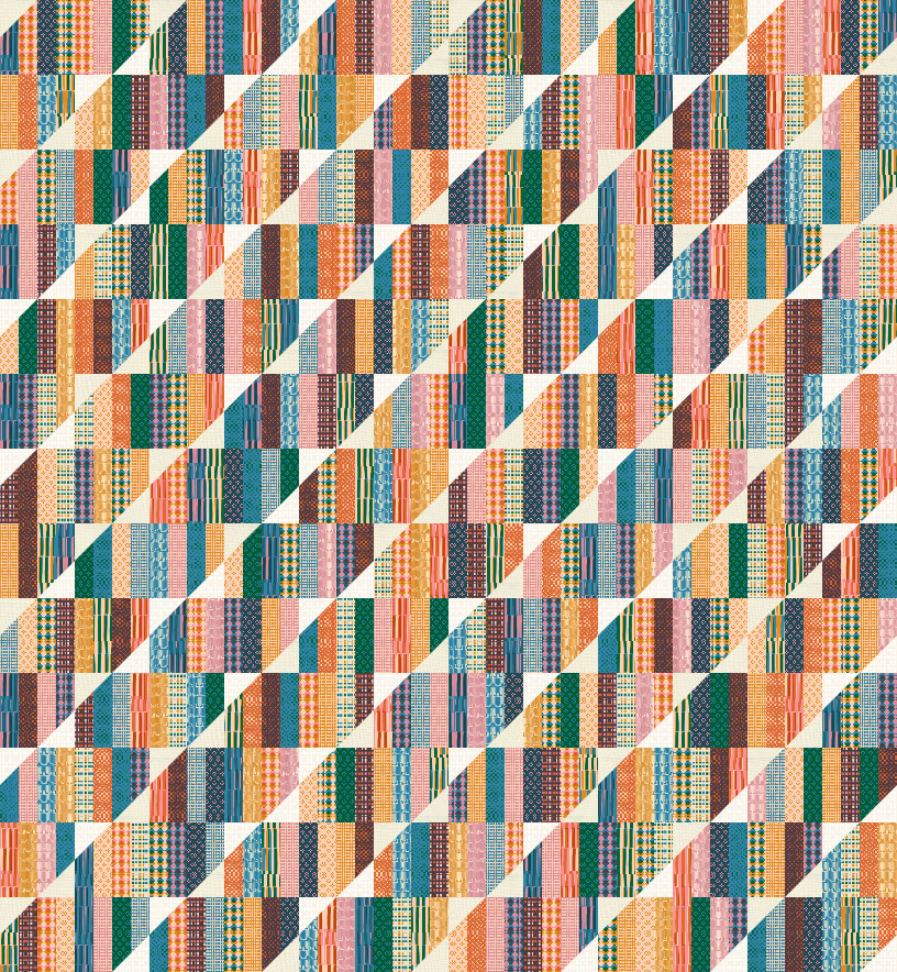 Happy Stripes Quilt Kit - Geometry