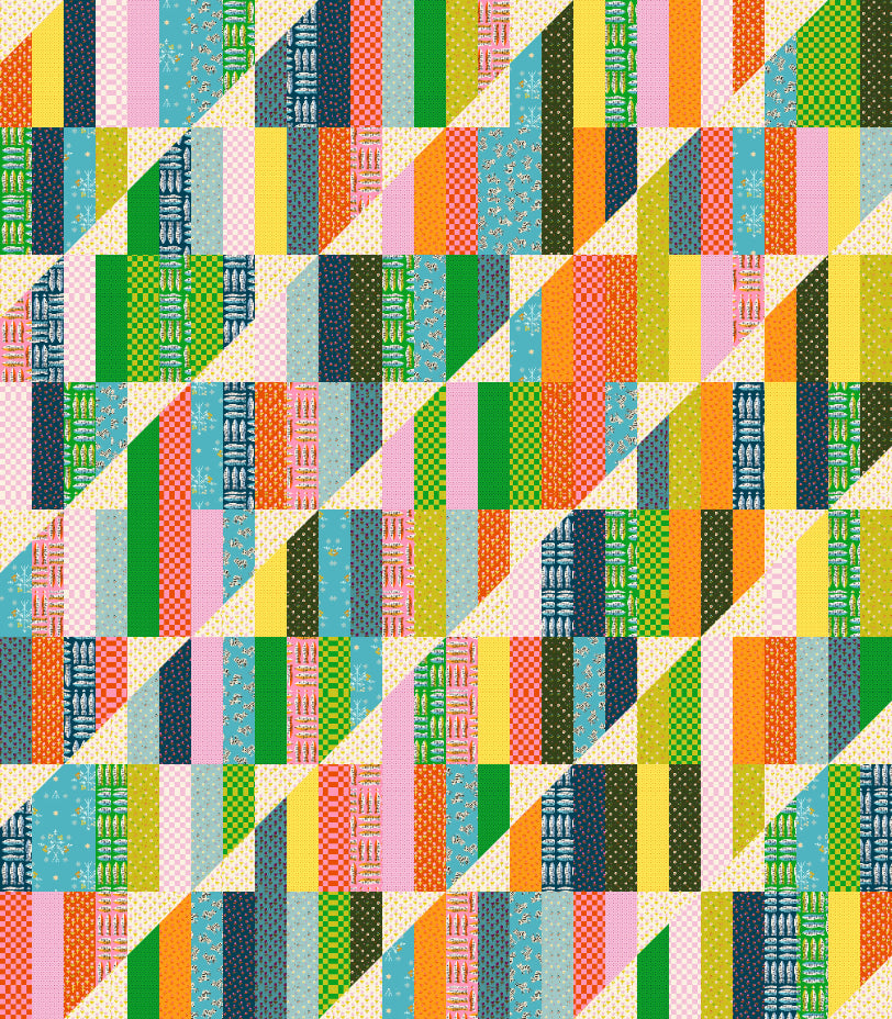 Happy Stripes Quilt Kit - 1-800-CALICO
