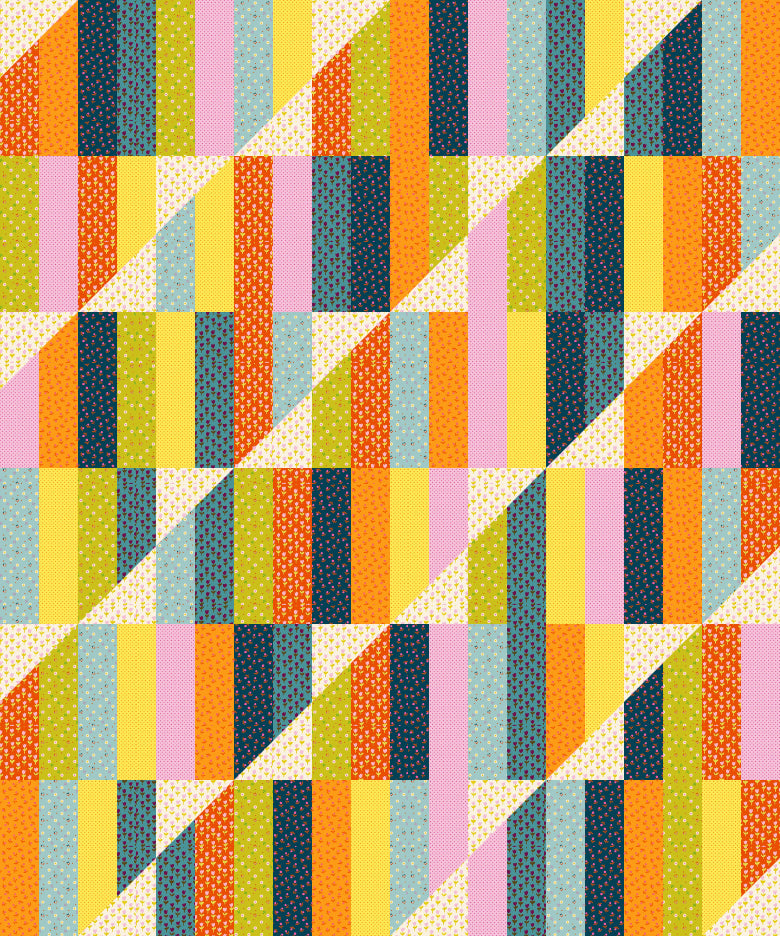 Happy Stripes Quilt Kit - 1-800-CALICO