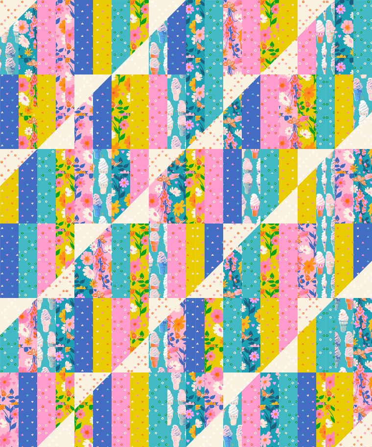 
                      
                        Happy Stripes Quilt Kit - Best Day Ever
                      
                    