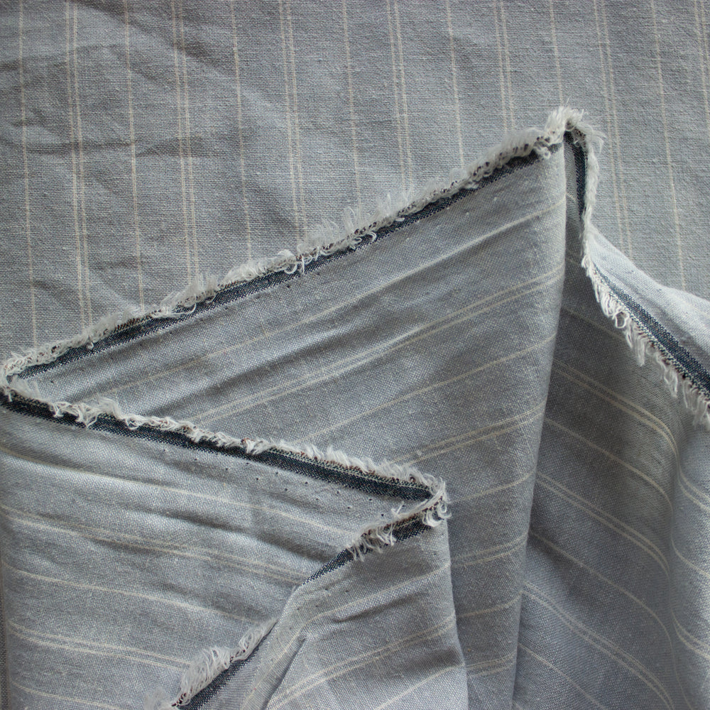 
                      
                        Hemp Chambray Stripe - Blue
                      
                    