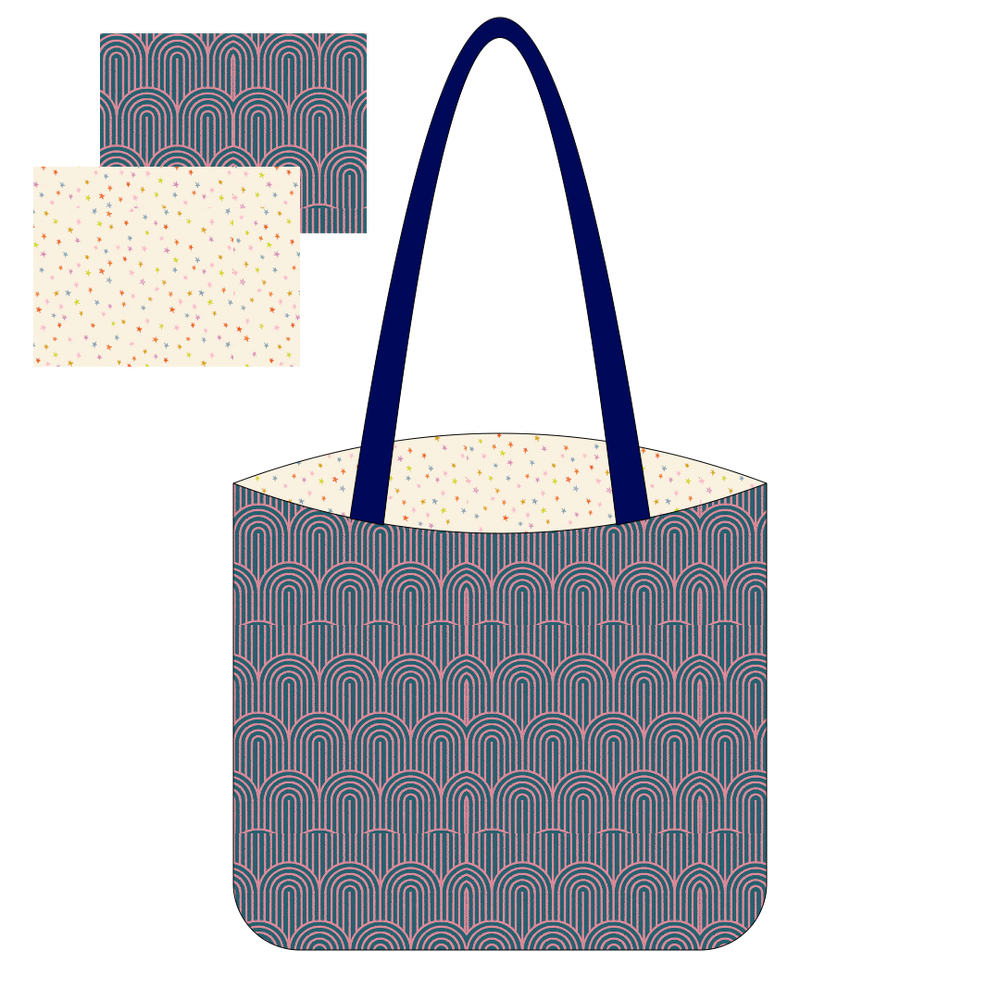 hump day starry mini multi canvas tote kit