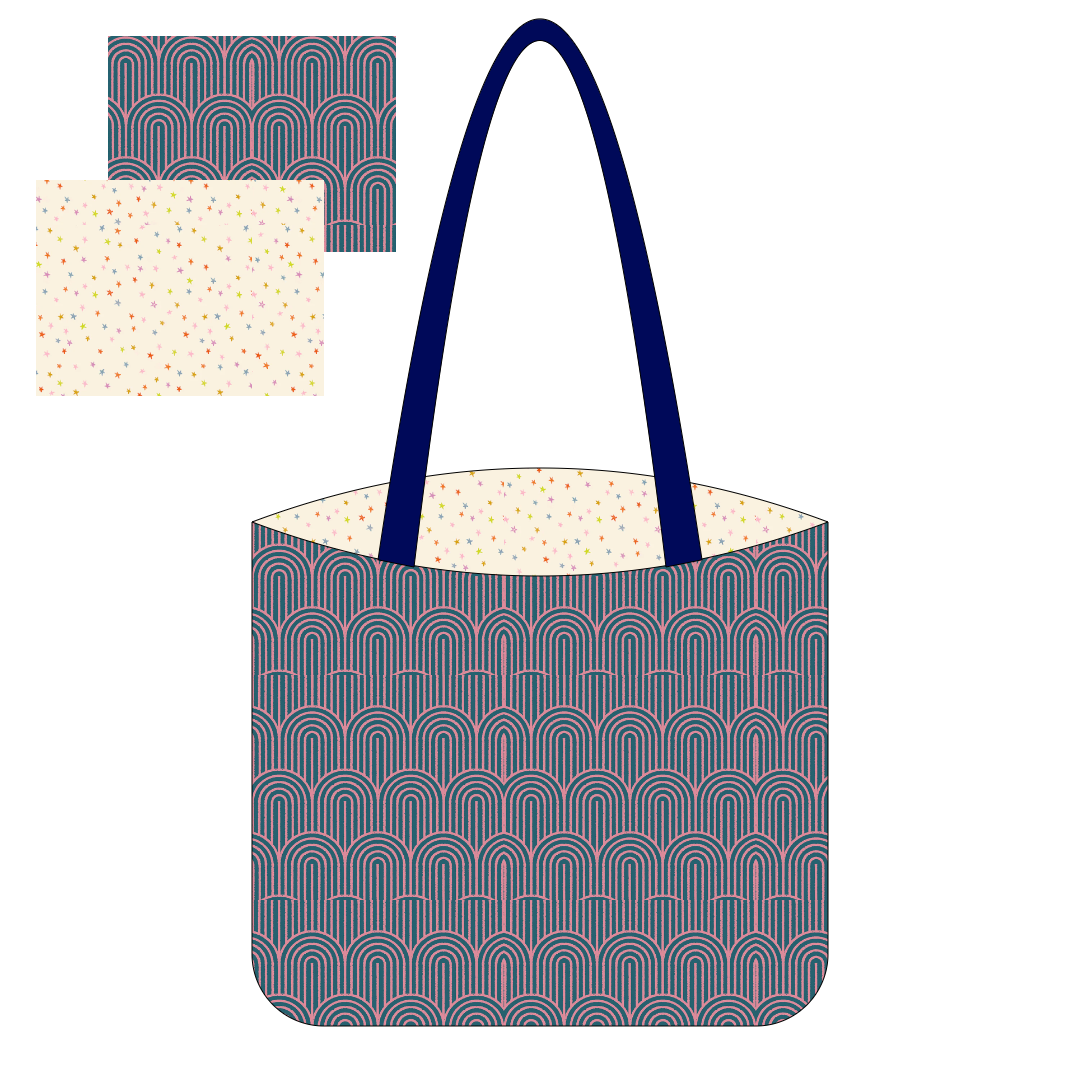 hump day starry mini multi canvas tote kit