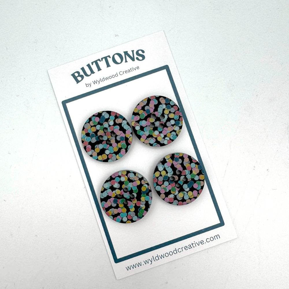 Sprinkled Buttons
