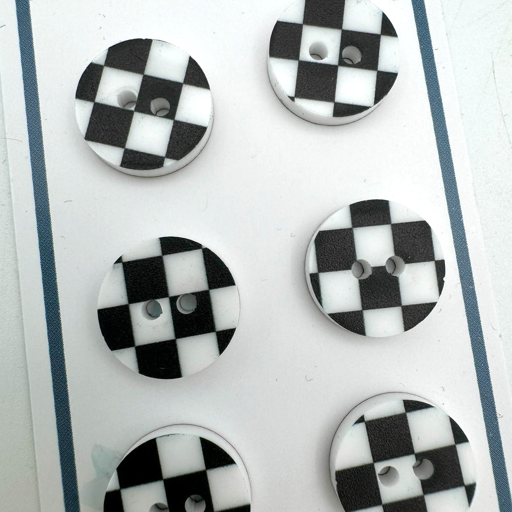 
                      
                        Checkered Buttons - Black and White
                      
                    