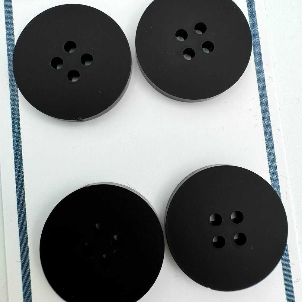 Solid Buttons - Black