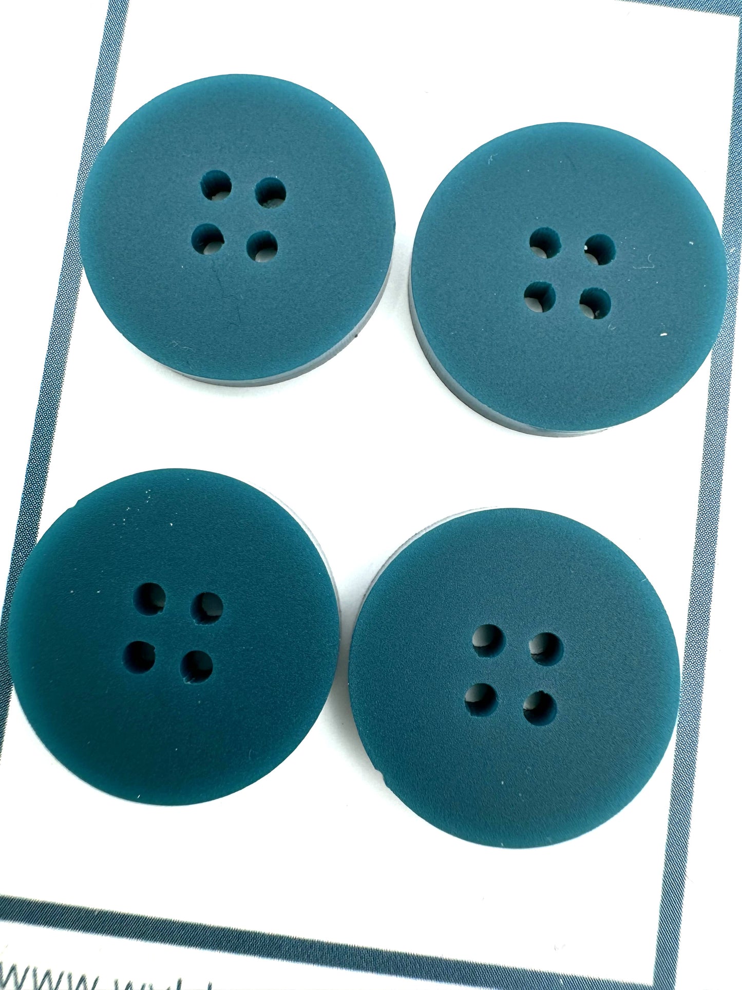 Solid Buttons - Teal