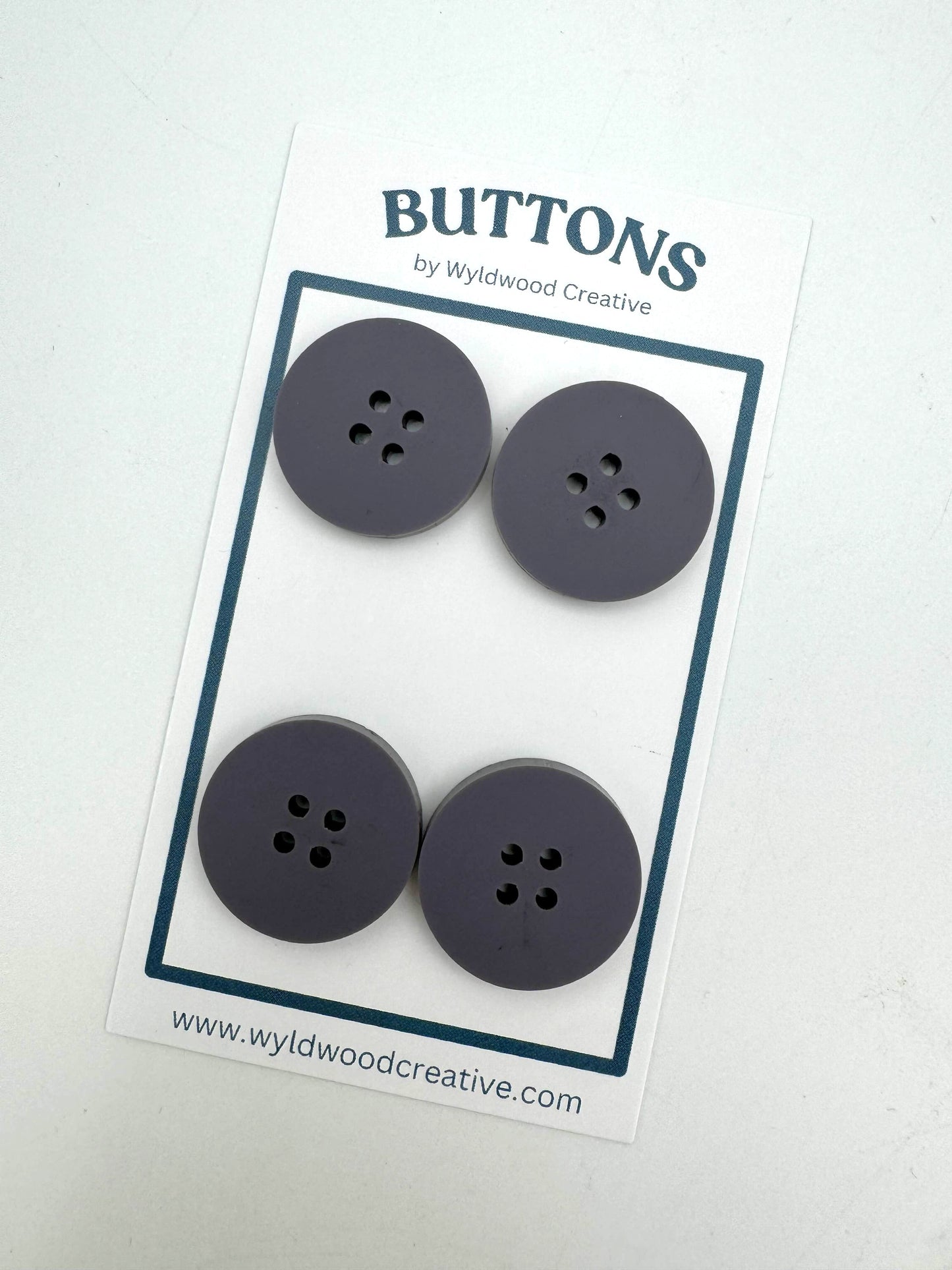 Solid Buttons - Purple