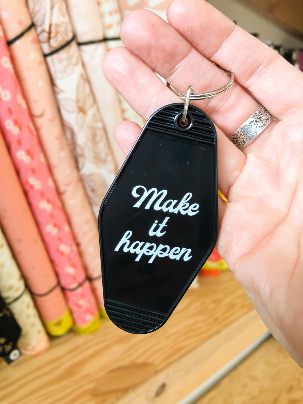 "Make it Happen" Keychain