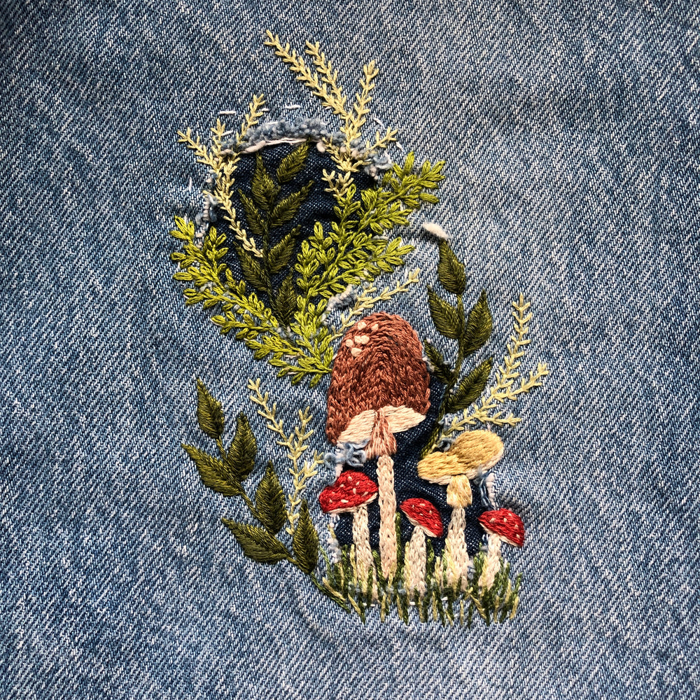 
                      
                        Embroidered Patch Mending
                      
                    