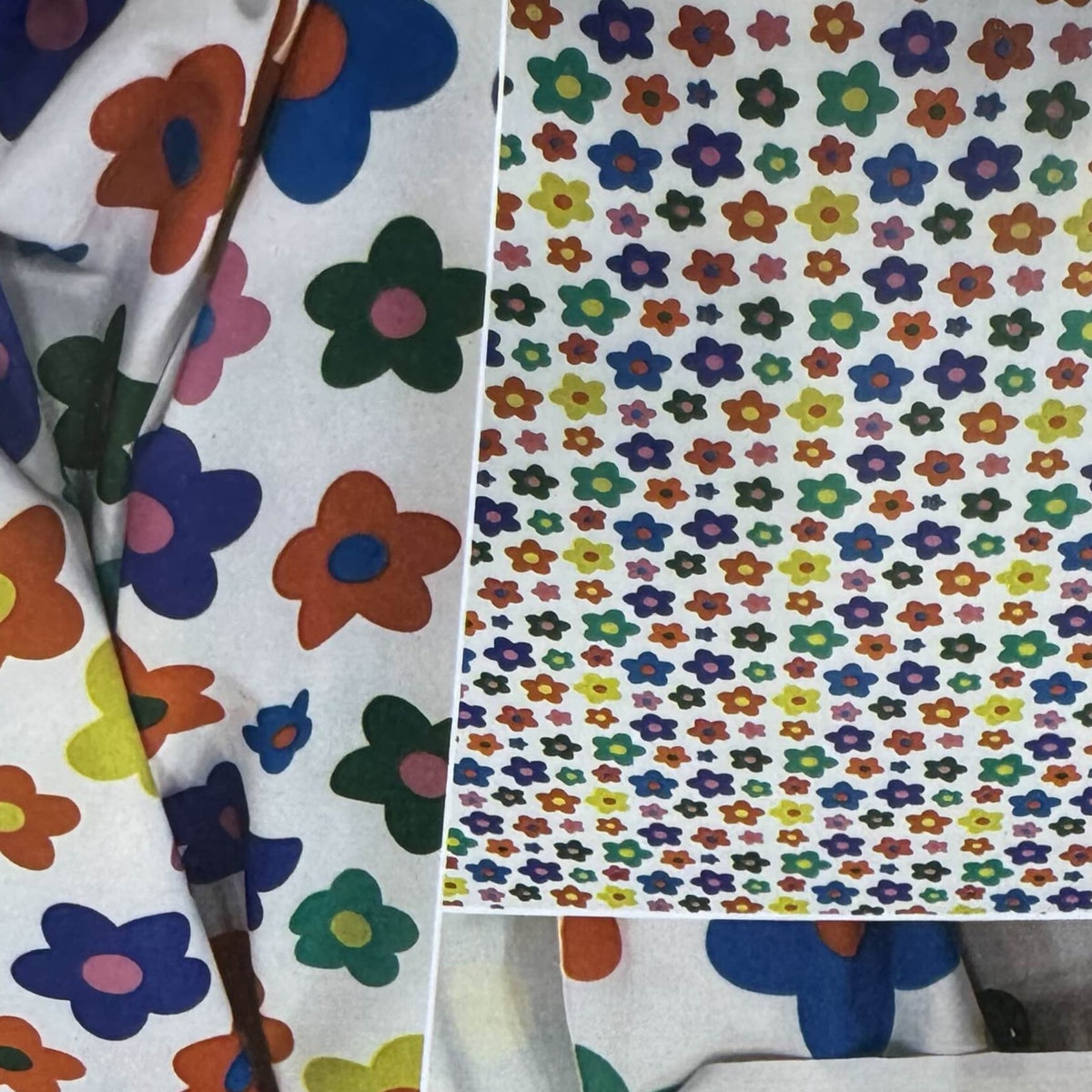 Nylon Spandex Swim - Multi-Color Flower – Wyldwood Creative