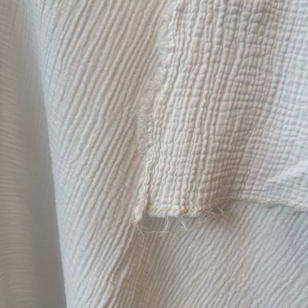 ReStash: 2 yds White Cotton Double Gauze