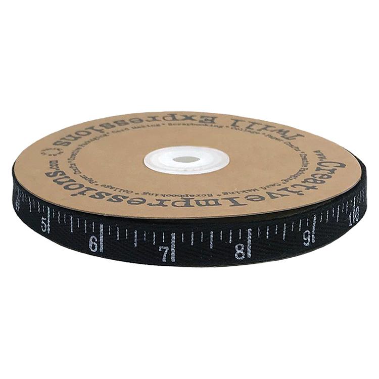 Antique Ruler Twill Black/White