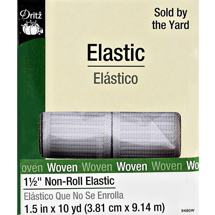1 1/2" Non Roll Elastic (sold by the 1/2 yd)