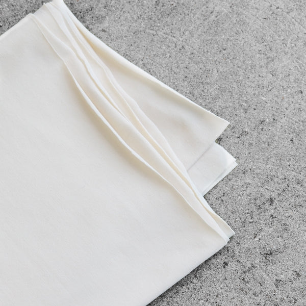 Organic Cotton Stretch Jersey - Creamy White