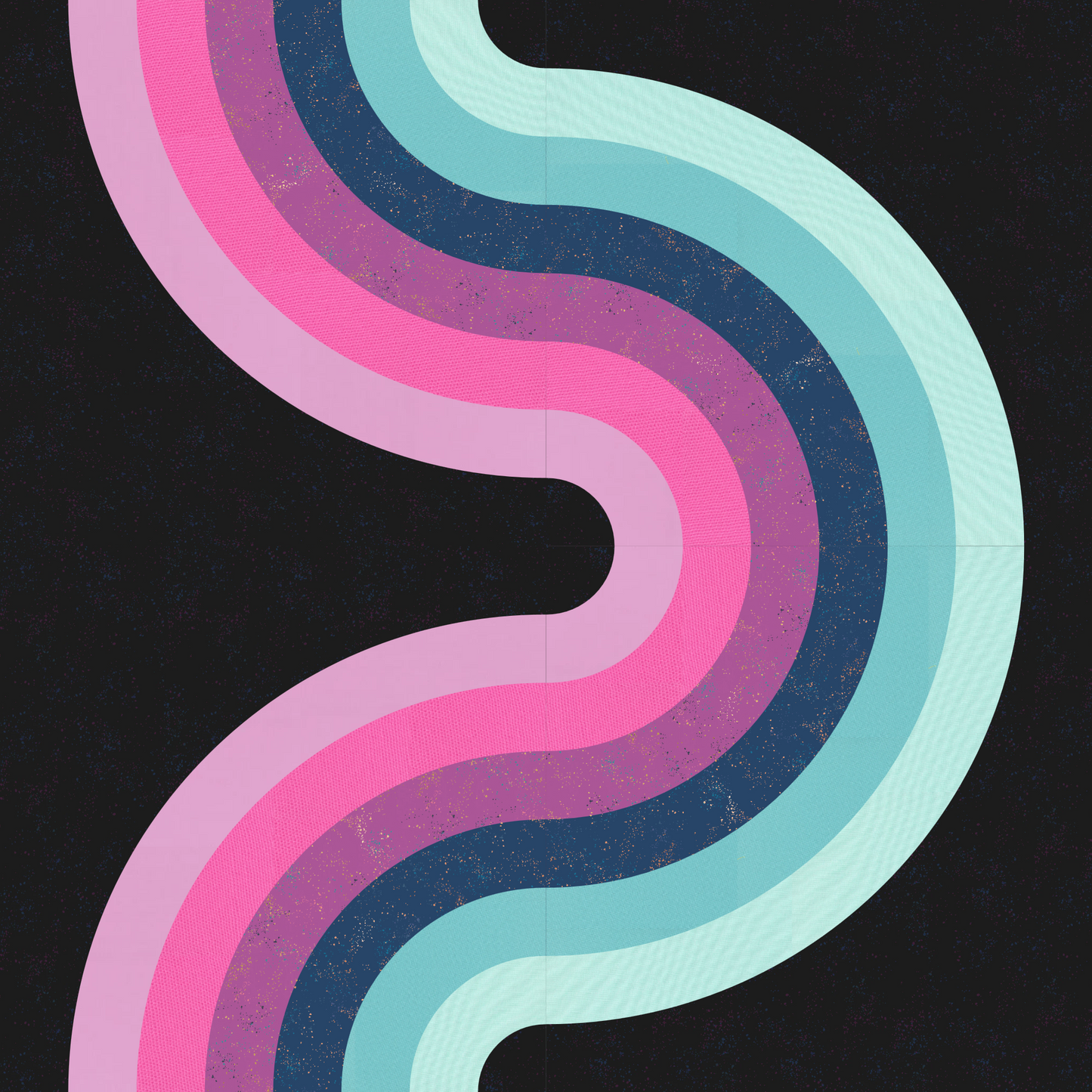 Looper Quilt Kit - Cosmic Cotton Candy