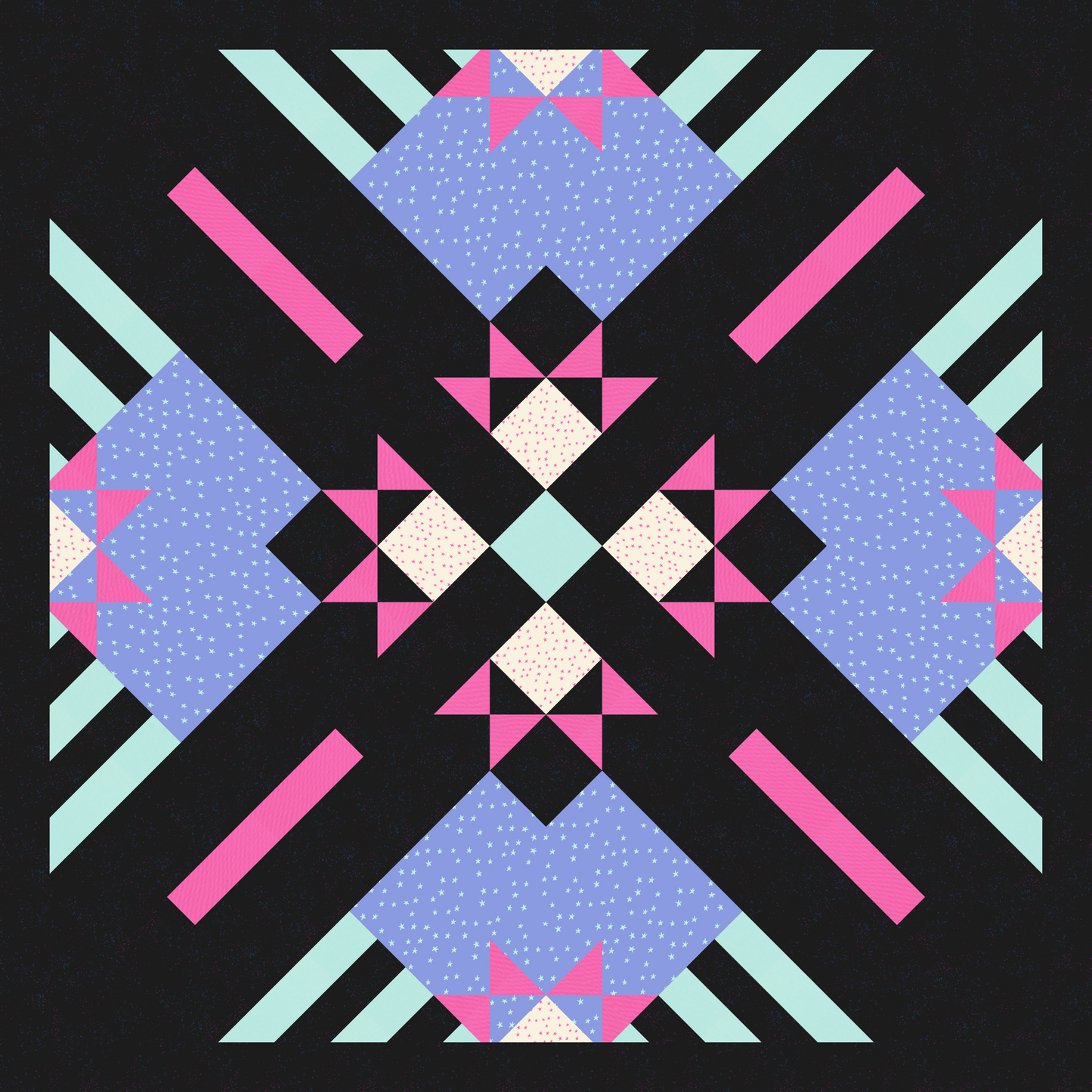 Nebulous Quilt Kit - Cosmic Cotton Candy