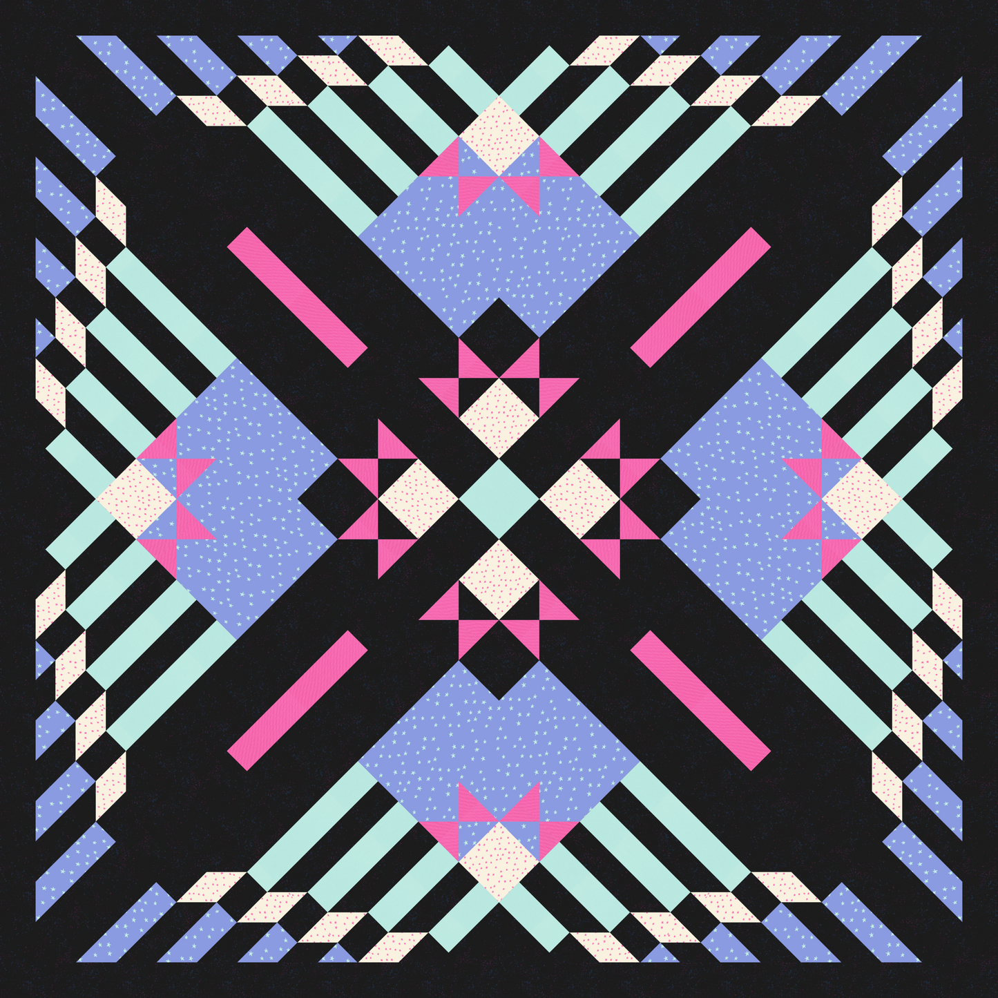 Nebulous Quilt Kit - Cosmic Cotton Candy