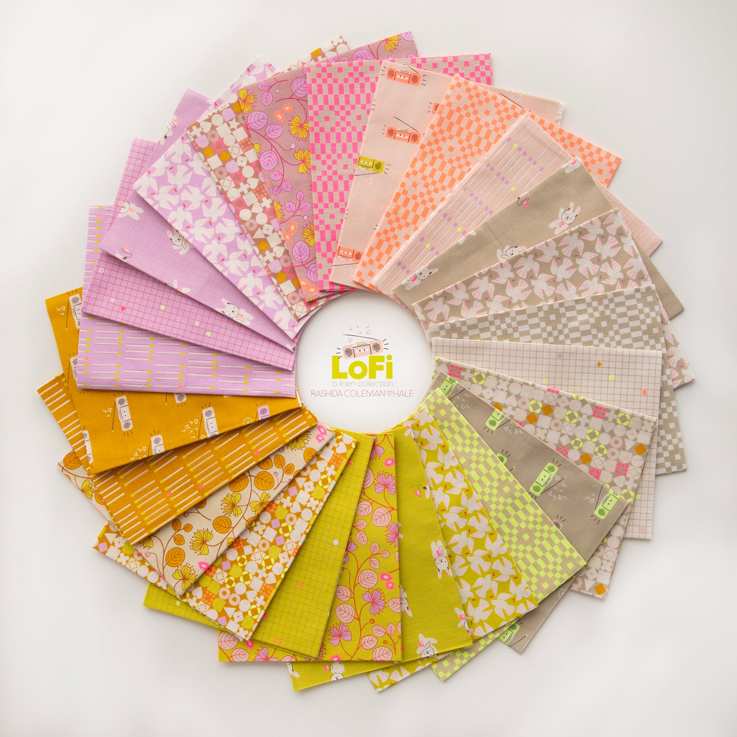 LoFi - Full Fat Quarter Bundle - 25pcs RS1129FQ