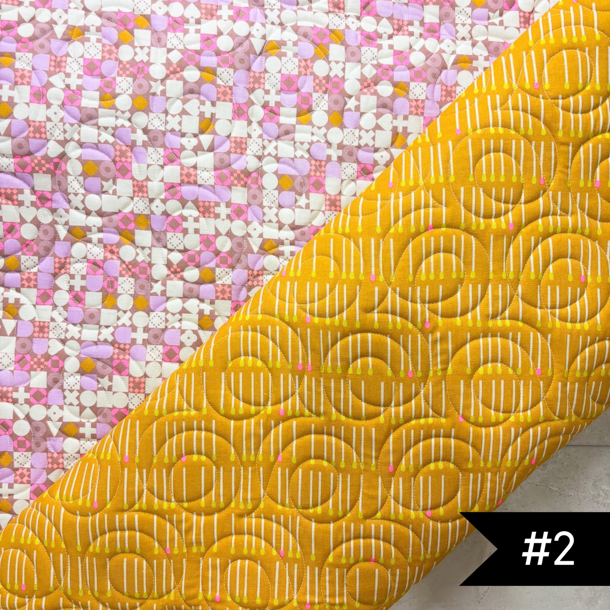 Pre-Quilted Soft and Stable Panels (1/2 Yard) Lofi LINEN