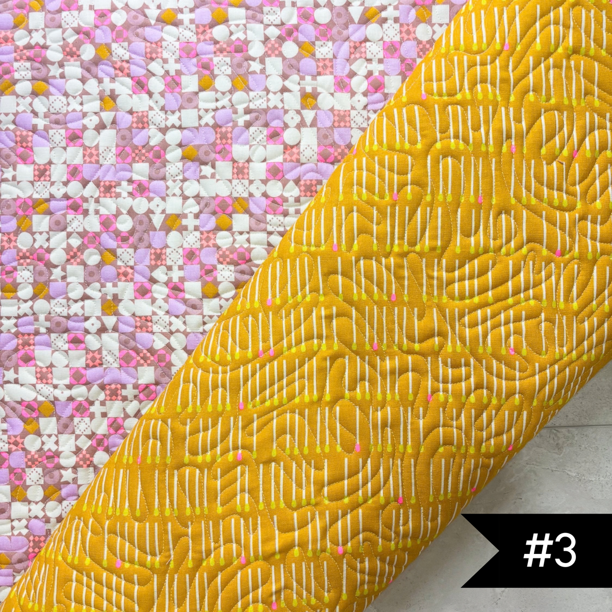 Pre-Quilted Soft and Stable Panels (1/2 Yard) Lofi LINEN