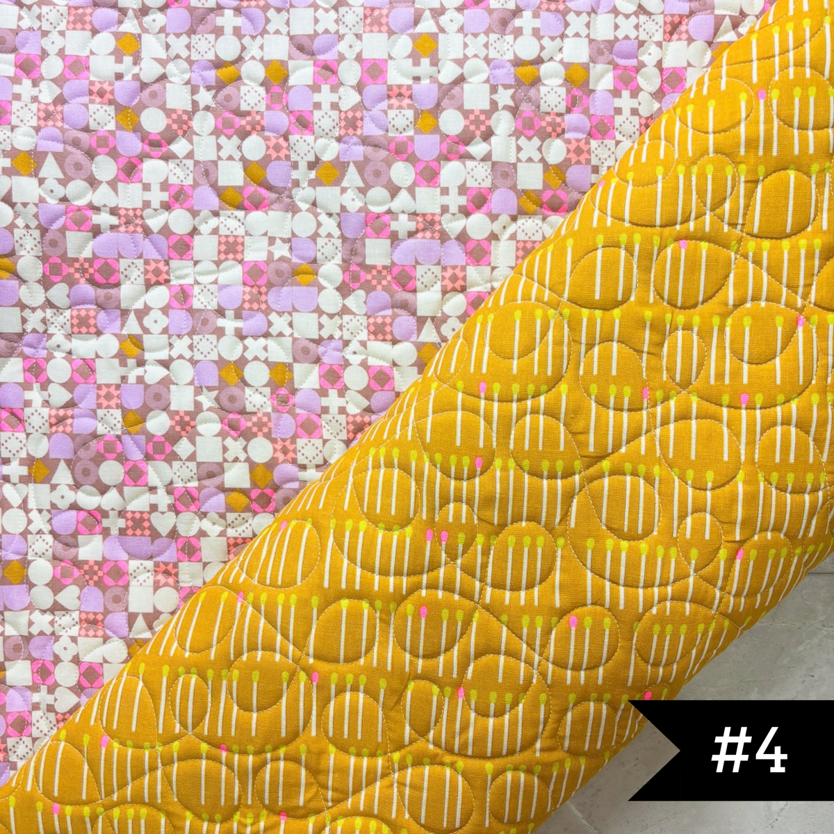 Pre-Quilted Soft and Stable Panels (1/2 Yard) Lofi LINEN