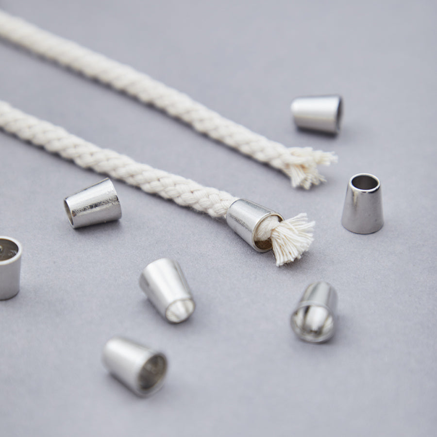 Cord End Stopper - Silver