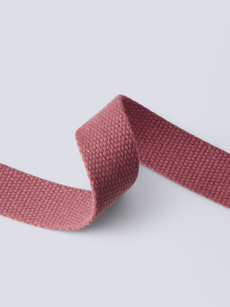 1" Cotton Webbing - Rosewood