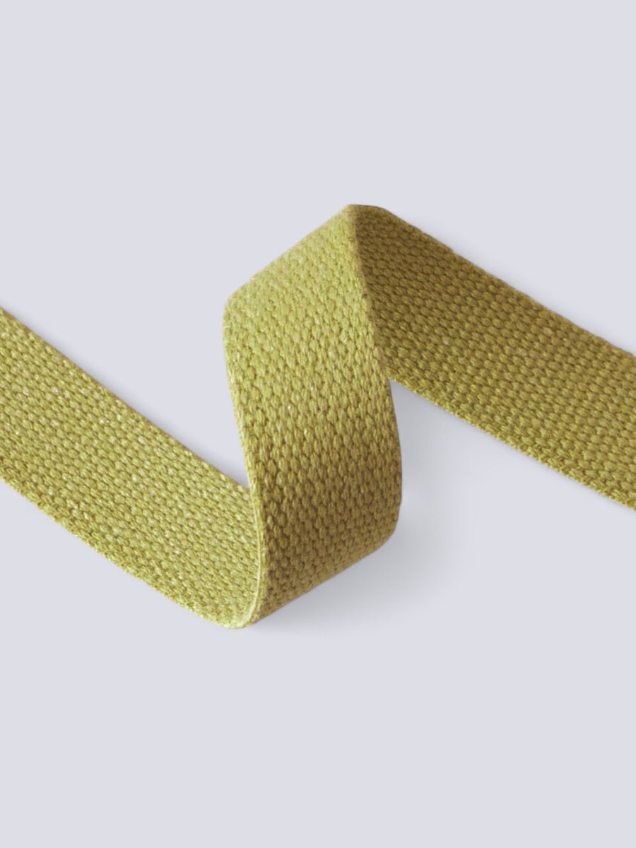 1" Cotton Webbing - Pickle