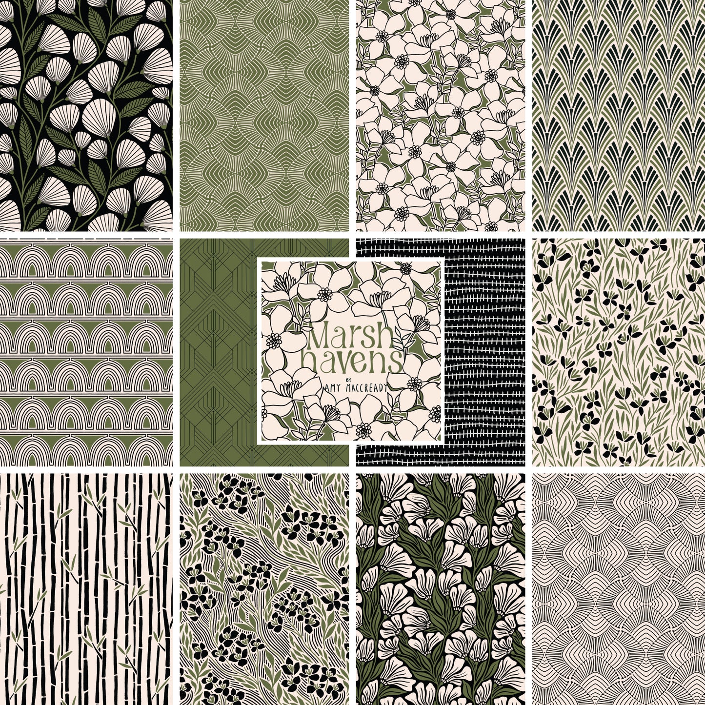 Marsh Havens - 5" X 5" Squares