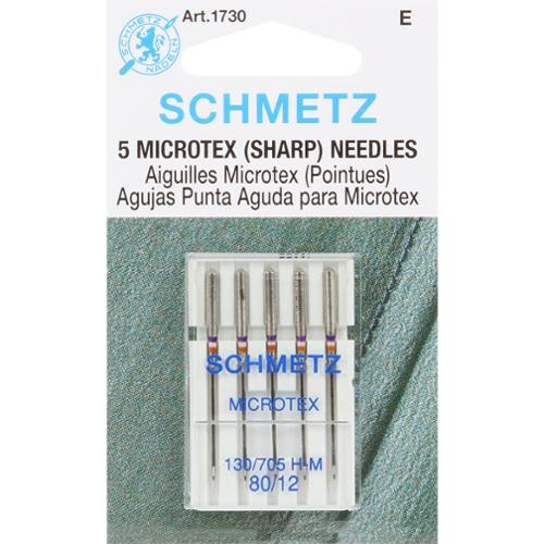 Microtex Machine Needles 12/80 - Schmetz 1730