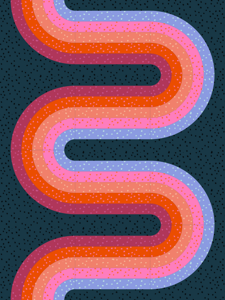 Looperette Quilt Kit - Miss Make Starry