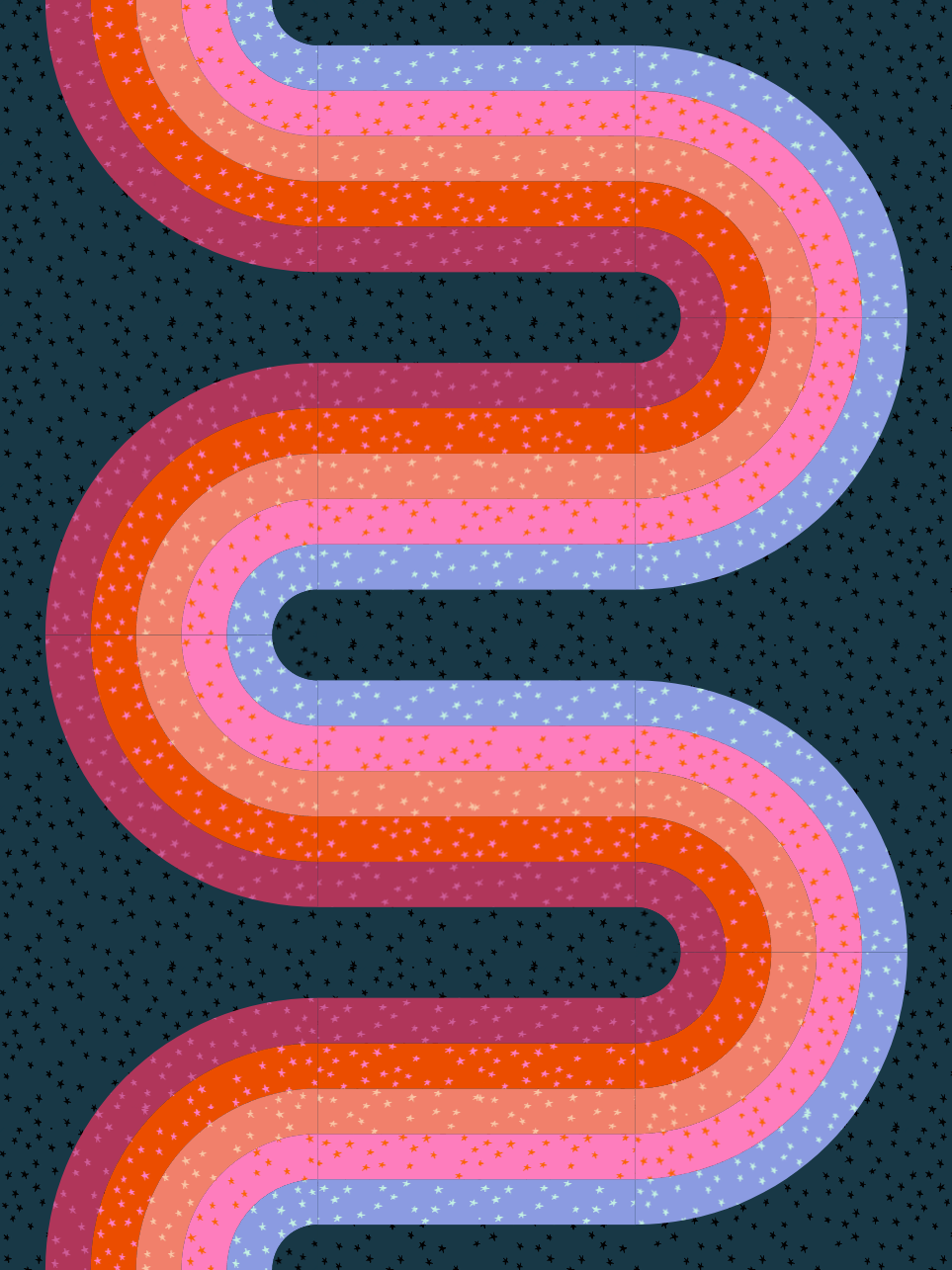 Looperette Quilt Kit - Miss Make Starry