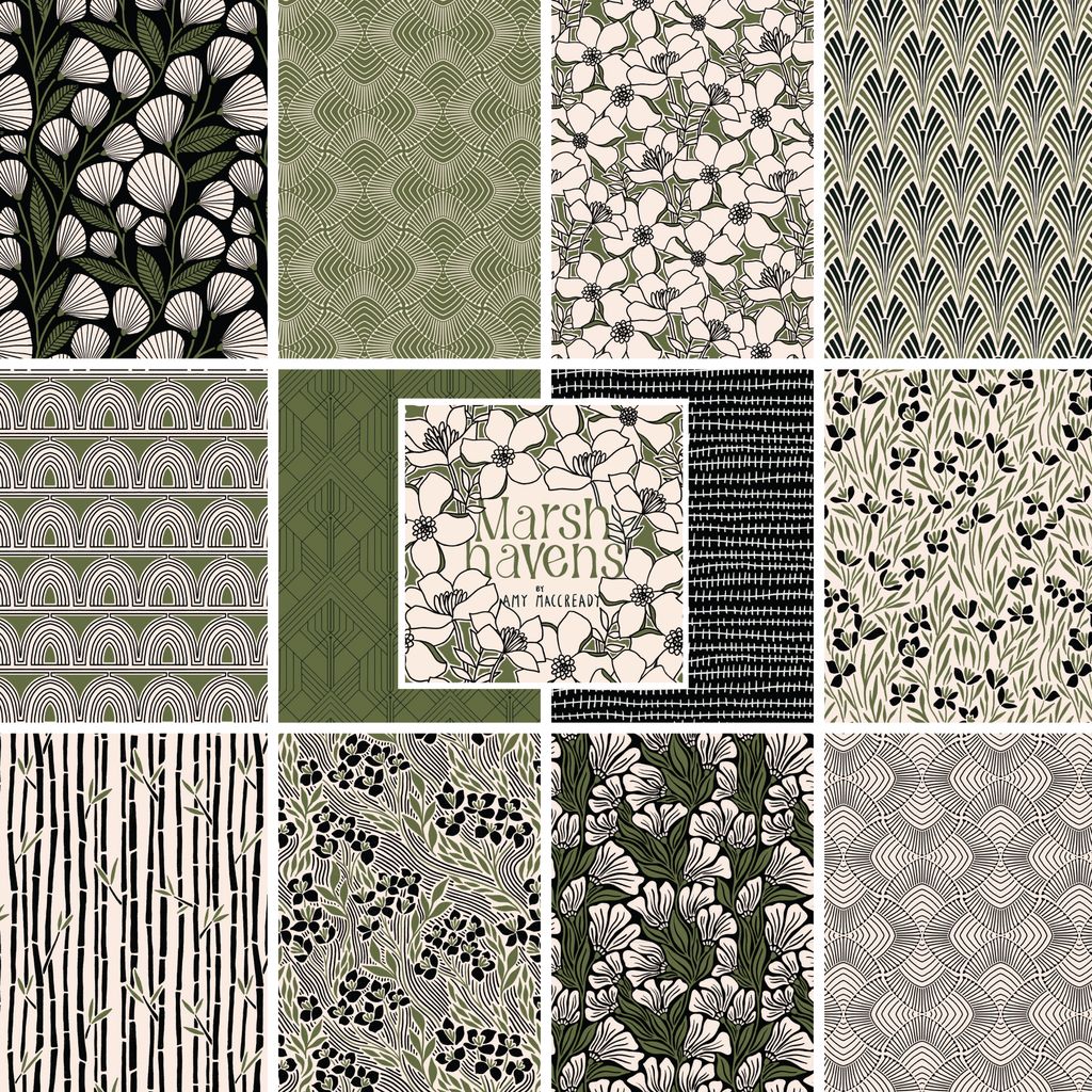 Marsh Haven - Strips (2.5" X WOF)