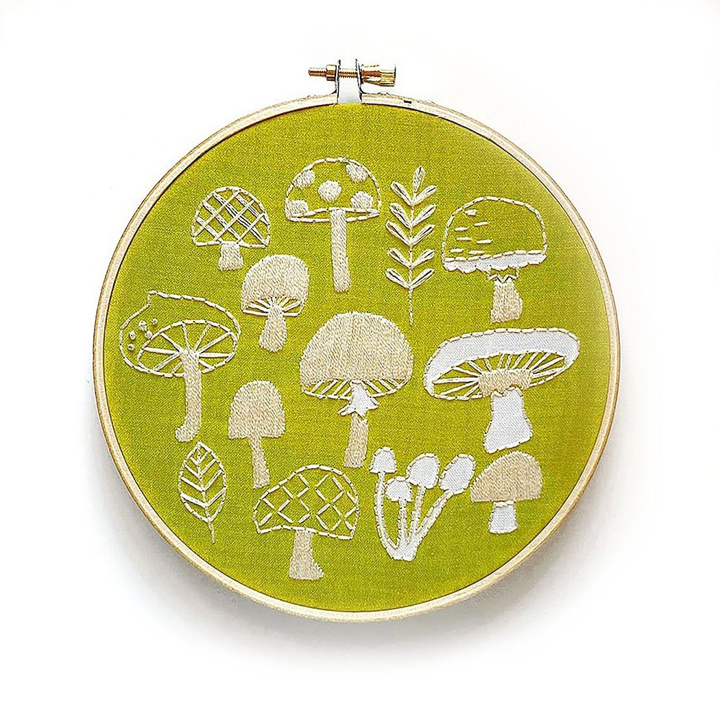 Mushrooms Embroidery Kit