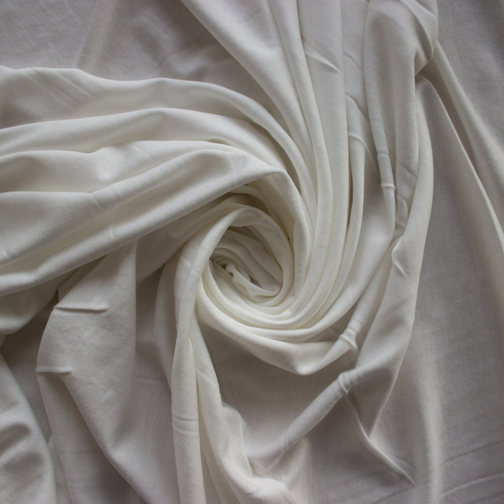 Lyocell Organic Cotton Jersey - Snow White