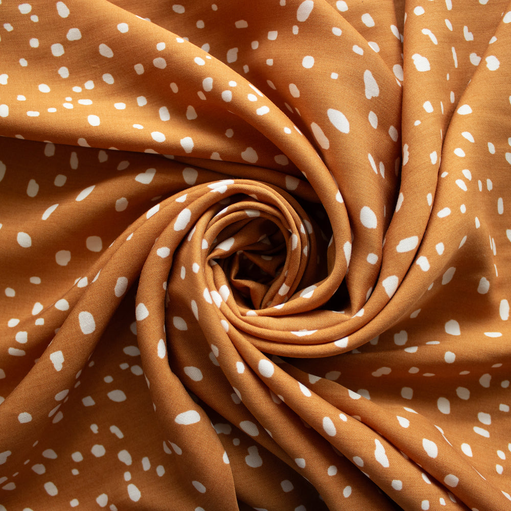 
                      
                        Olivia Digital Print Dot Tencel - Saffron
                      
                    