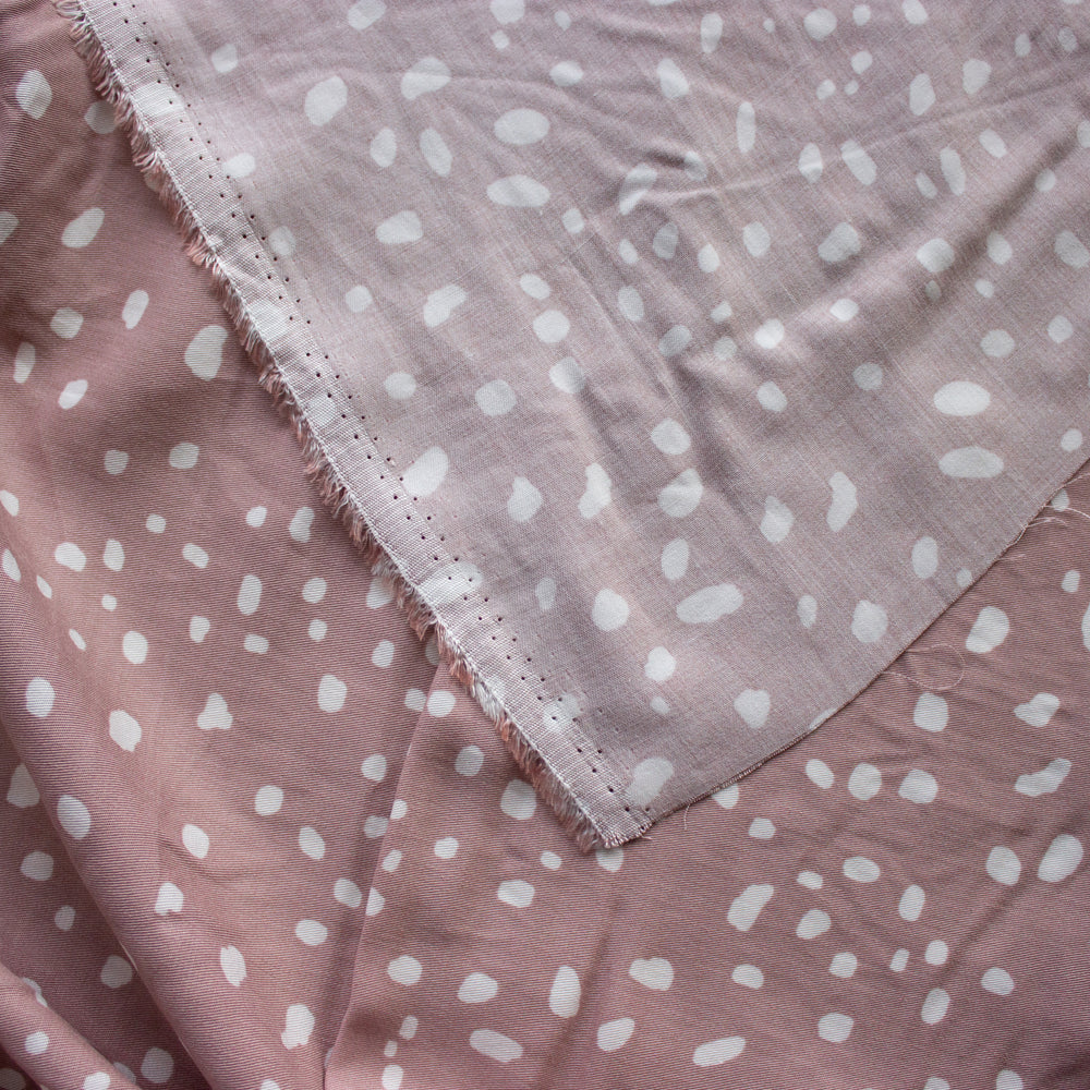 
                      
                        Olivia Digital Print Dot Tencel - Mauve
                      
                    