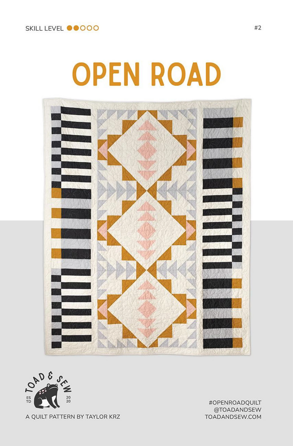 Open Road Printed Quilt Pattern