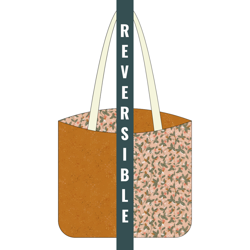 Peach Vines & Earth - Tote Kit - All Cotton