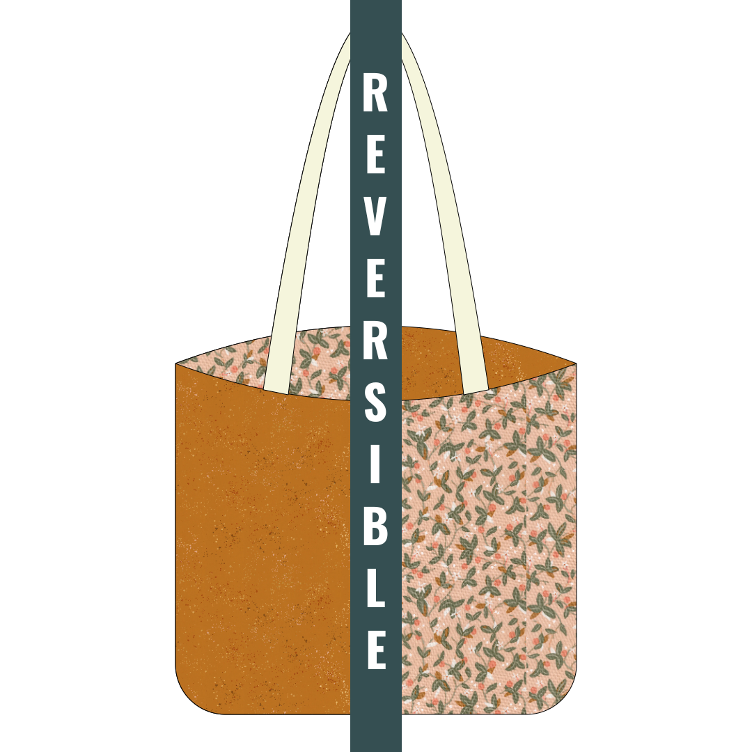 Peach Vines & Earth - Tote Kit - All Cotton