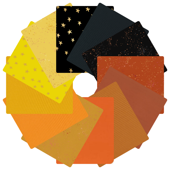 digital mock up of a practical magic fat quarter bundle