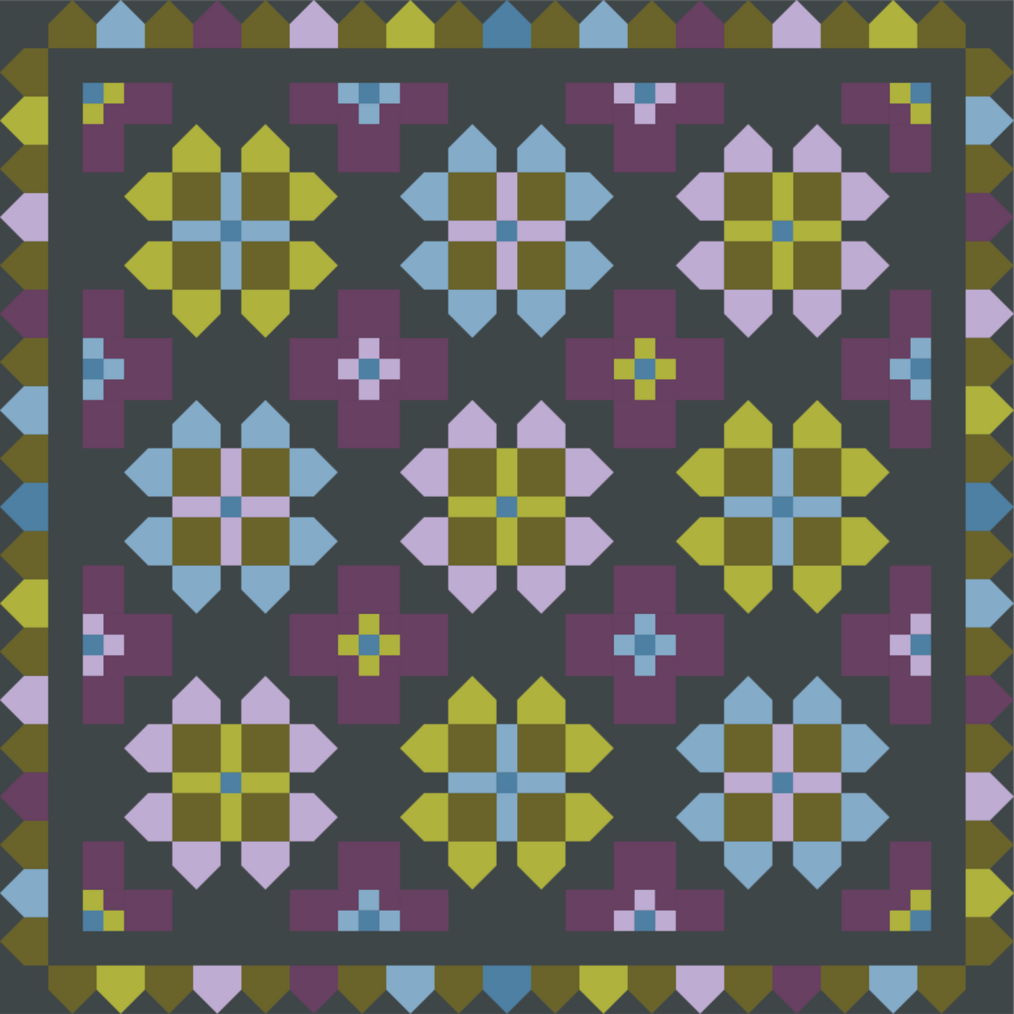 Foxglove Quilt Kit - WWC