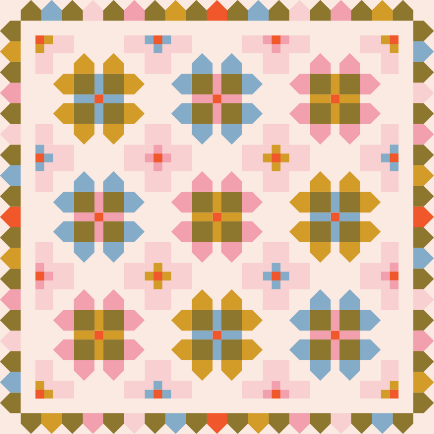 Foxglove Quilt Kit - Coverish