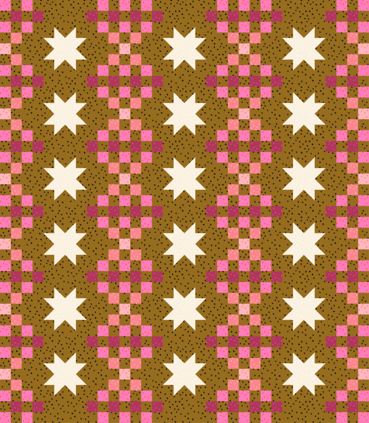 Orchard Stars Quilt Kit - Olivia's Version