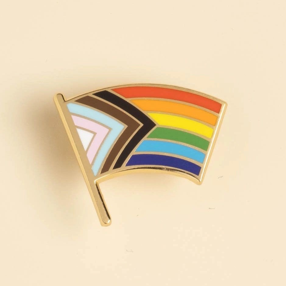 Progress Pride Flag Pin