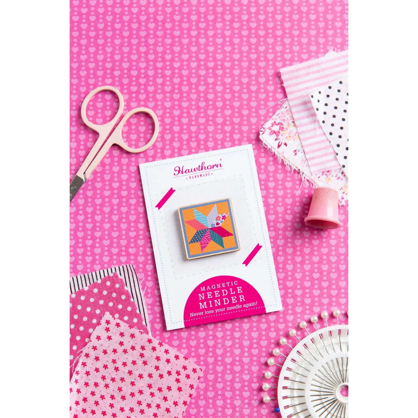 Quilt Block Magnetic Needle Minder