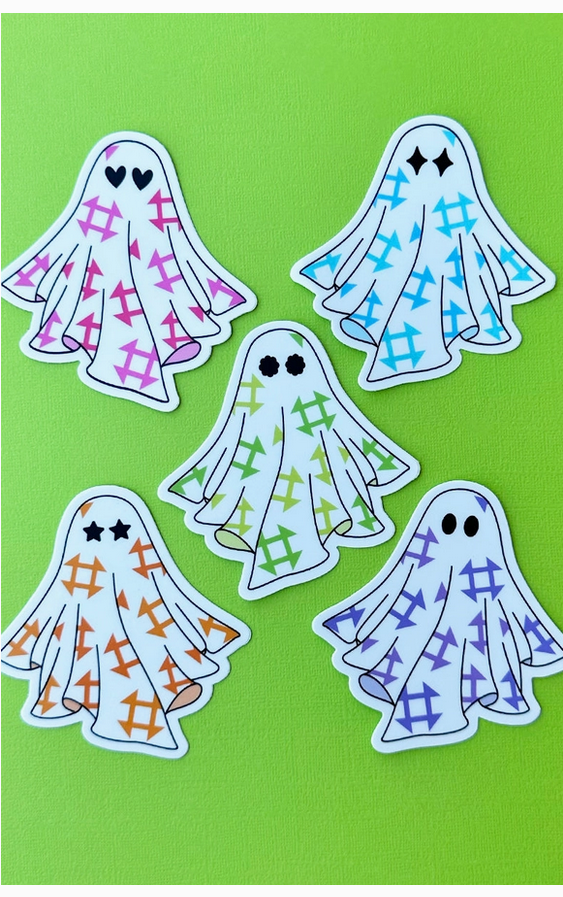 Quilt Ghost Stickers