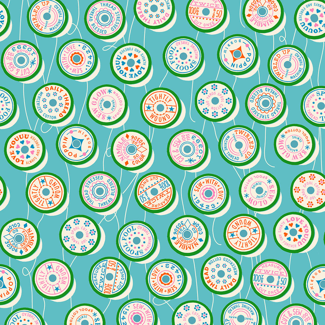 Trinketry - Spools - Turquoise RS0111 18