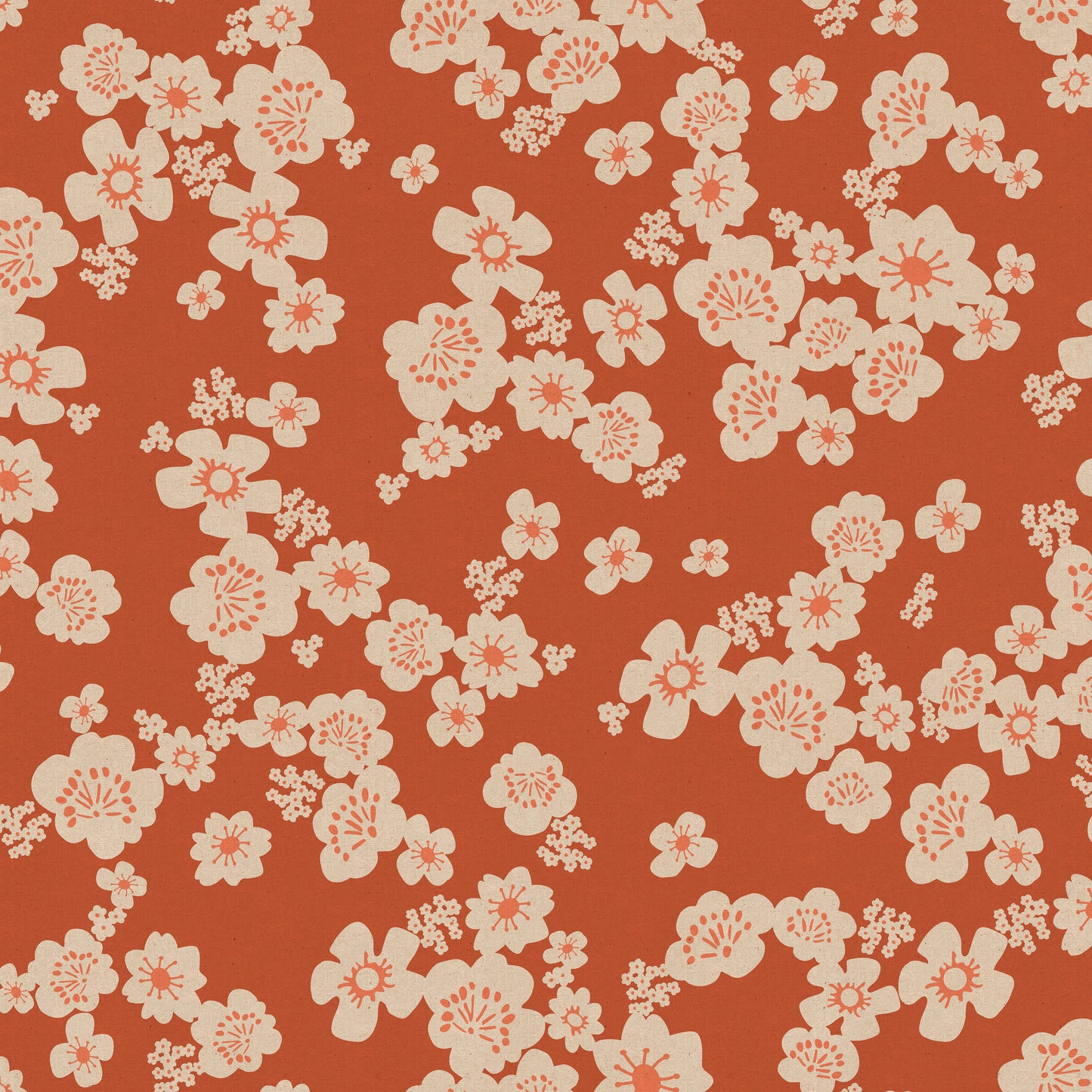 Paper Cuts 2 - Hana Canvas - Persimmon RS1115 20L